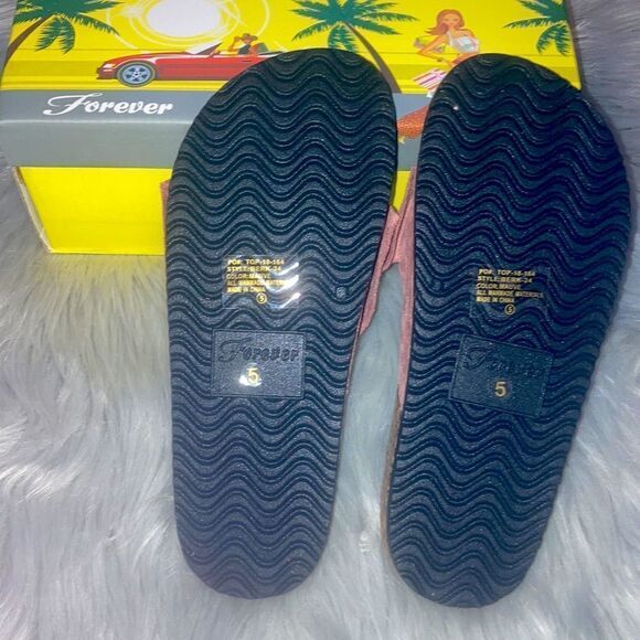 FOREVER Mauve Pink Bow Sandals - Picture 5 of 5